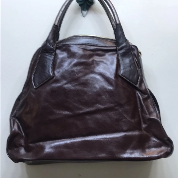 Cromia Women’s Brown Crocodile Embossed Leather Handbag Italy - Picture 2 of 12